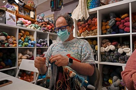 On TikTok, knitter Sam Barsky stays a stitch ahead of his social media fans
